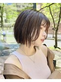 外ハネボブ 20代30代40代ヘア 小顔 神戸ボブ 三ノ宮