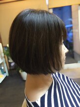 ヘア アート るふるりーる グラデーションボブ