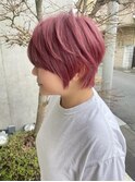 派手すぎない！くすみピンクカラー