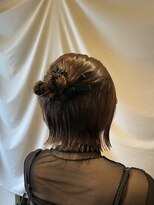 ココカラヘアー ニコ(cococara hair nico)&nbsp;結婚式アレンジ/お呼ばれヘア/ハーフアップ