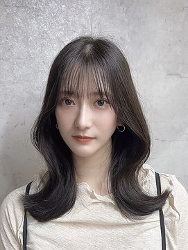 リベルテ 渋谷(Liberte) くびれミディアム　韓国　顔周りカット