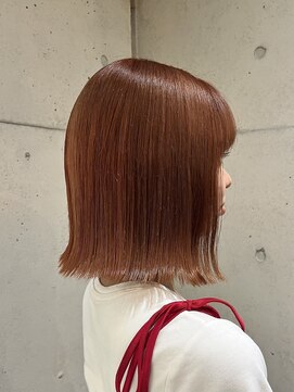 ヴォアソルヂェガーデン(Voasorte GARDEN) 【Voasorte GARDEN】オレンジブラウン　外ハネボブ