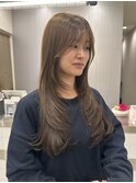 顔周りレイヤースタイル