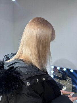 ペレ 栄店(PELE) クラゲヘアー/小顔に見せるヘア/ココアベージュ/栄