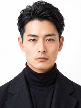 フェード/七三アップバング/爽やか/ビジネス/メンズショート 