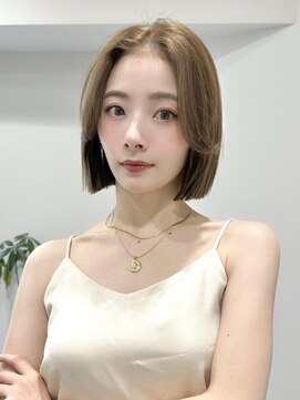 ライズ ネックス ザ サロン 渋谷(LIZE nex the salon) 韓国ボブ［#渋谷駅 #韓国 #髪質改善 #ボブ #レイヤー］