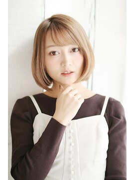 ティエル 町田店(tiel) 【町田】ボブ×明るめベージュカラー