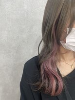 アン ブリーチ 大宮駅東口店(UN BLEACH)&nbsp;ブリーチ１回～インナーピンクラベンダーカラー♪