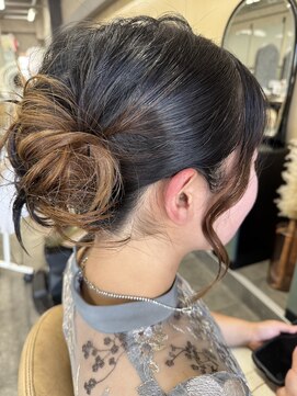 美容室 シェリオン パーティー用アレンジ