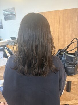 バイエイト 野並店(By Eight) アッシュブラウン×柔らかミディ