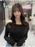 大人ガーリー×ダークアッシュ[似合わせカット/ミディアム]