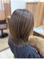 ブランシェ 利府店(Branche)&nbsp;ミディアムレイヤー×白髪ぼかしベージュカラー