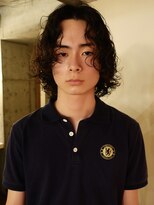 ノラジャーニー(NORA Journey)&nbsp;メンズボブウルフメンズミディアムレイヤーカットメンズウルフ