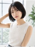 透明感カラー×軽やかボブ