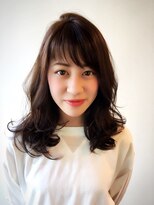 シュモレ ベイシティー シースルーバングの大人かわいいセミディ☆