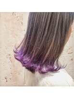 ヘアーサロン リアン 鴻巣店(hair salon Rien) パープルグラデーションカラー