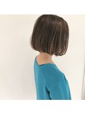 パッツンボブハイライトスタイル