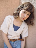 カナン 銀座(CANAAN)&nbsp;ハイライト シアーベージュ 切りっぱなしロブ