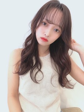 チョビー 銀座(chobii) グレージュ/デジタルパーマ/ゆるふわミックス/透明感/高柳