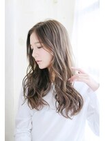 プティルカ(PutiLuca D.C.)&nbsp;透け感ベージュのミックスカール