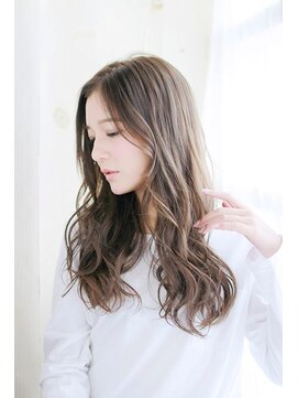 プティルカ(PutiLuca D.C.) 透け感ベージュのミックスカール