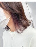 似合わせカット/ピアスカラー/ラベンダー/ブリーチ/10代20代◎
