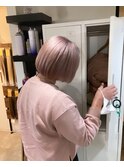 #黒髪#ボブルフ#ネビージュ#小顔#ワンレン