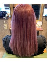 ネウィサリュー 立川(newi saLyu)&nbsp;くすみピンク/前髪カット/ニュアンスカラー/韓国/イルミナカラー