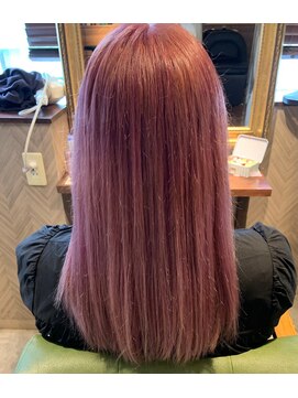 ネウィサリュー 立川(newi saLyu) くすみピンク/前髪カット/ニュアンスカラー/韓国/イルミナカラー