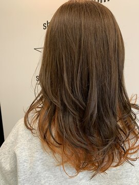 ヘアブランコブランコ 横浜(hair blanco_blanco) 似合わせカット/くびれヘア/デザインカラー/艶ボルドー[横浜駅]