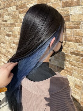 エモーション(emotion) インナーカラーブルー