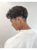 アップバングパーマスタイル