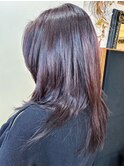 20代30代40代大人3Dカラーショコラアッシュ艶感ストレート透明感