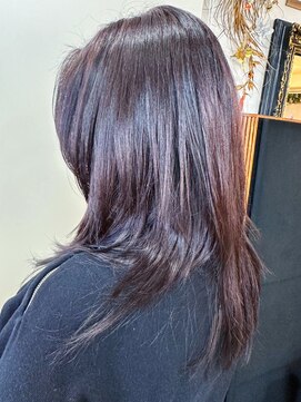 アルファ インタラクティブ エム フラワー(ALUFA interactive.M Flower) 20代30代40代大人3Dカラーショコラアッシュ艶感ストレート透明感