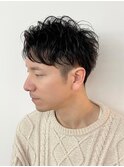 メンズ刈り上げ ツーブロック 束感ショート