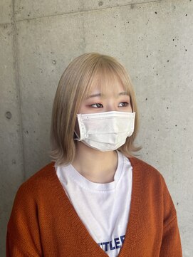 ガルボ ヘアー(garbo hair) #ガルボ#ハイトーン#エクステ#ブリーチ#プルエクステ#10代#20代