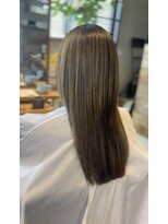 ヘアーサロン ロマ(Hair Salon Loma)&nbsp;ハイライト(ケアブリーチ使用)&ネオメテオカラー(髪質改善カラー