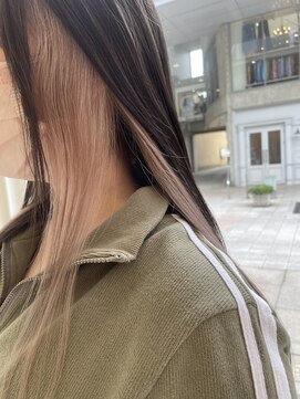 ハイブ 金沢(Hive) 夏に向けて！イヤリングカラー　ミルクティー