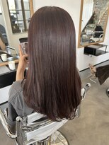 アンド(&)&nbsp;顔周りレイヤー＋ピンクブラウンカラー