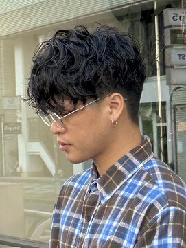 コキャン(COQUIN) 刈り上げマッシュ　シャドウパーマ