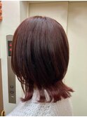 【赤髪/レッドカラー/赤茶/ウルフカット】20代30代40代50代