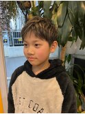 ソフトツーブロック王道ナチュラルアッシュ細束刈り上げ