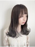 ダークシルバー×グラデーション