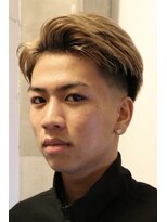 ヘアカロン 熊本本店(Hair CALON)&nbsp;メンズショートフェードパートスタイル7.3分け熊本下通