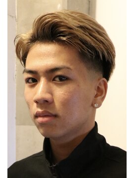 ヘアカロン 熊本本店(Hair CALON) メンズショートフェードパートスタイル7.3分け熊本下通