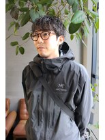 ニール 名古屋 伏見 丸の内(NEELU)&nbsp;メンズショートスパイラルパーマニュアンスパーマ