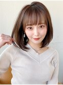 前下がりボブ