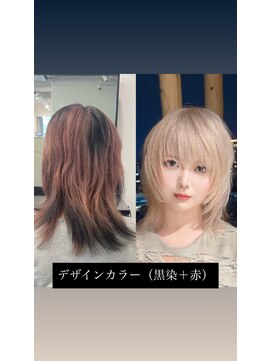 モニカ 原宿店(MONIQA) 黒染めムラ修正