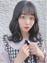 リルミー ミュエナ 大須 矢場町(Lilme myuena)&nbsp;シースルー前髪×顔周り×地毛風グレージュ  ＊Lilme＊