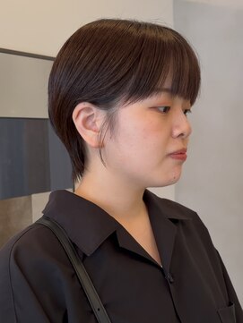 アンフェインド02(UNFEIGNED 02) クラゲヘアー/小顔に見せるヘア/ココアベージュ/伏見/栄